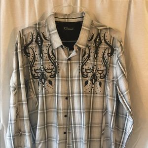 7 Diamonds Men’s long sleeve shirt size XXL